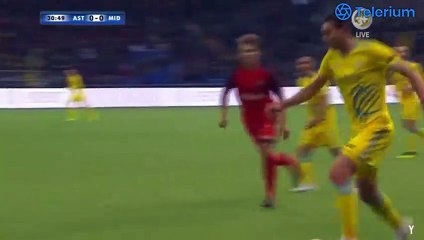 Laszlo Kleinheisler Goal HD - FC Astana (Kaz) 1-0 Midtjylland (Den) 24.07.2018