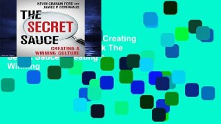 View The Secret Sauce: Creating a Winning Culture Ebook The Secret Sauce: Creating a Winning