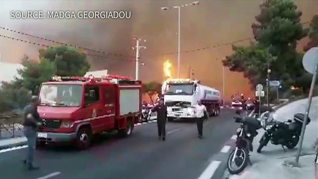 Greece wildfire death toll rises to 60 as fire rages