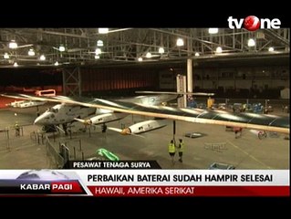 Solar Impulse 2 Kembali Lanjutkan Penerbangan