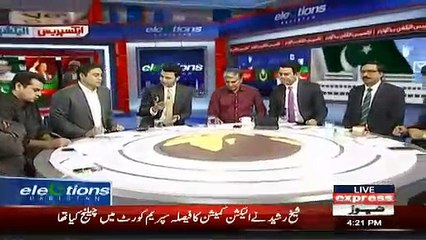 Who Will Win From NA-62? Sheikh Rasheed or Daniyal Chaudhry? Mansoor Ali Khan's analysis