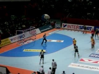 Penalty handball mondiale feminin ROumanie - Allemagne