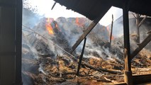 Un incendie embrase près de 300 tonnes de fourrage