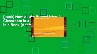 [book] New Adobe FrameMaker 9 Classroom in a Book (Classroom in a Book (Adobe))
