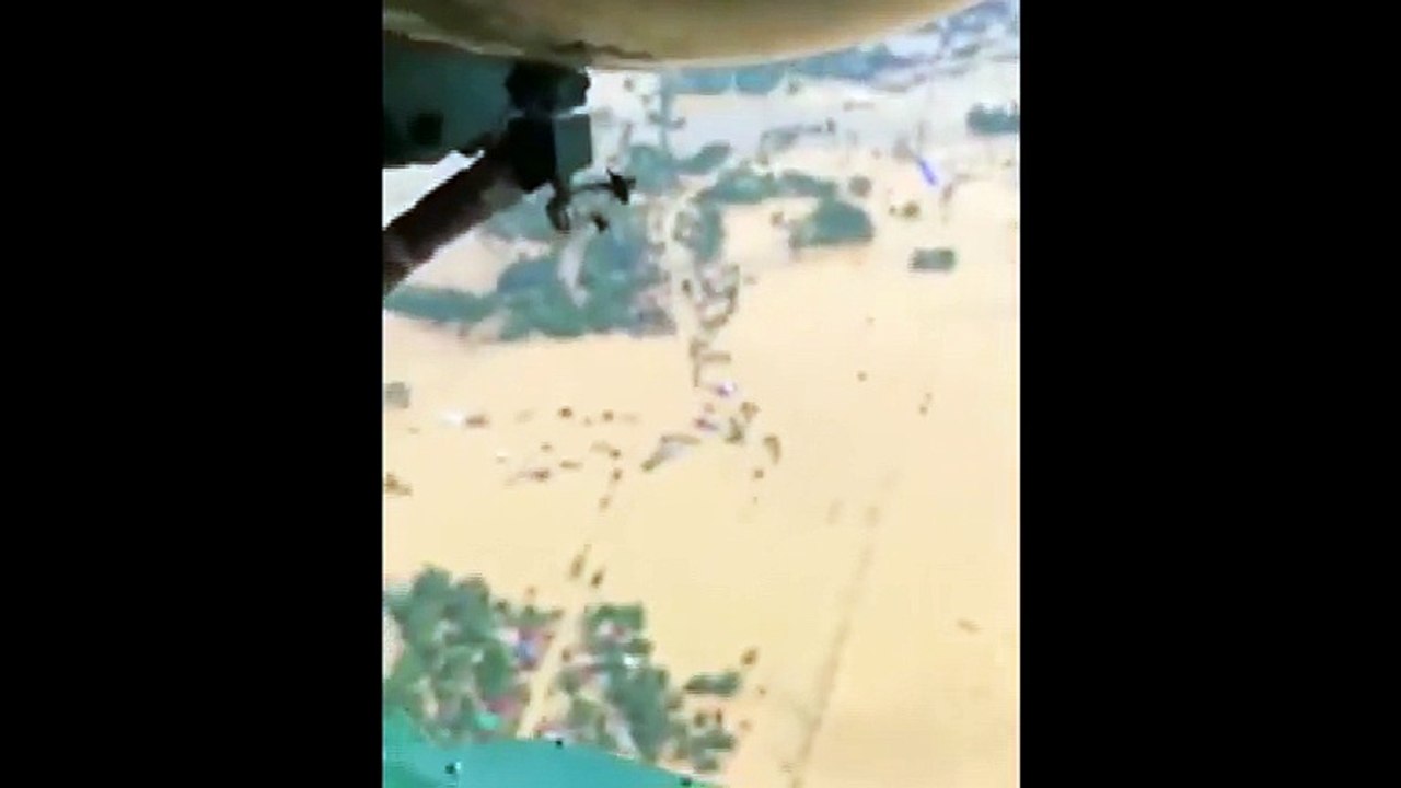 Aerial Footage Shows Flooded Villages After Laos Dam Collapse
