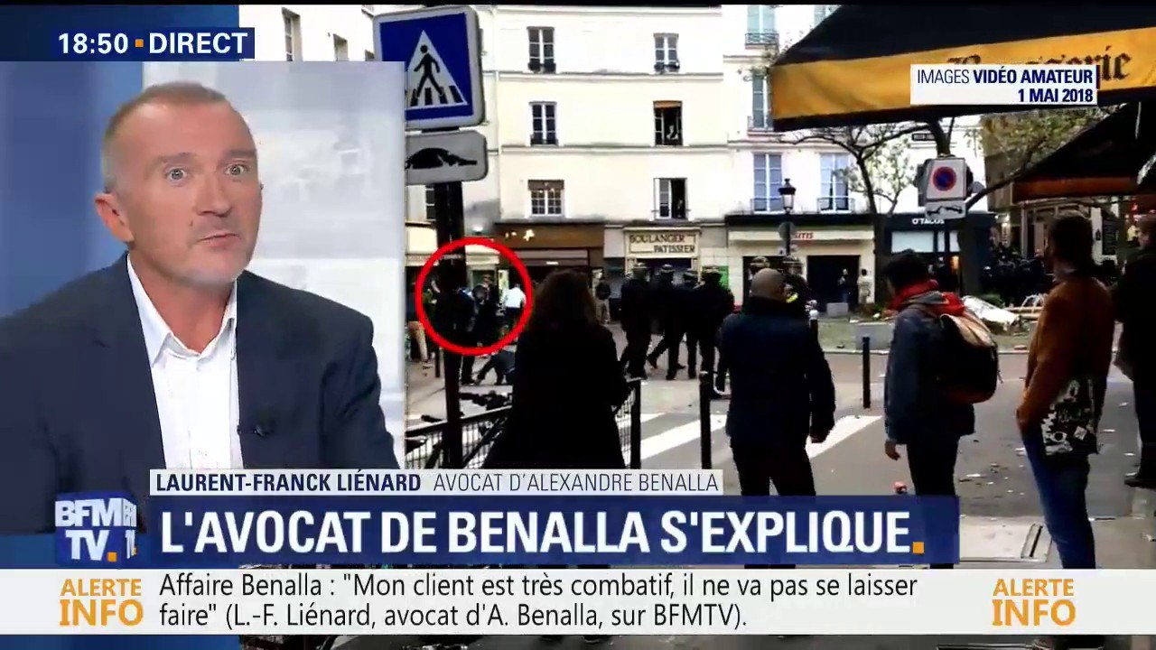 Intervention musclée de Benalla le 1er mai: "Son action était pour lui légitime", affirme l'avocat d'Alexandre Benalla qui constate une "hystérie collective démesurée"