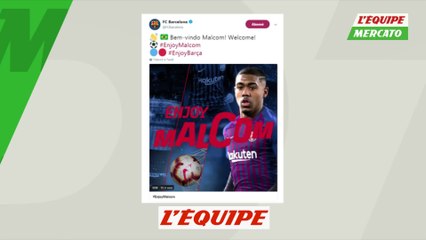 Le Barça officialise Malcom - Foot - ESP - Transferts