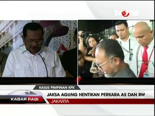 Jaksa Agung Resmi Deponering Kasus Dua Mantan Pimpinan KPK