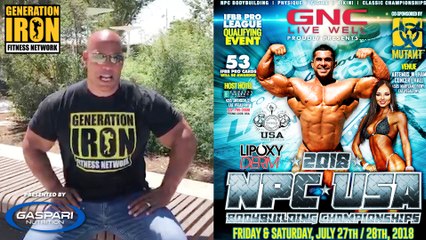 Shawn Ray's Preview Analysis Of The NPC USA Championships 2018 | GI News