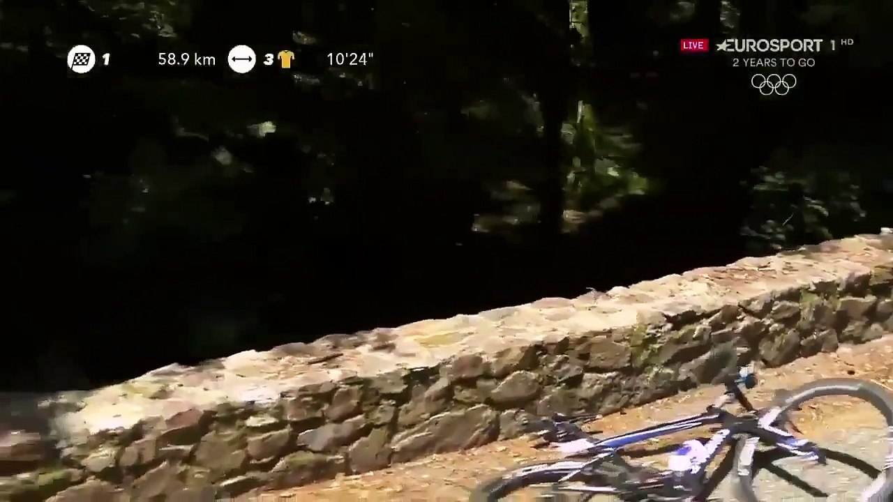 L'impressionnante chute de Philippe Gilbert