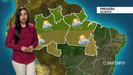 Previsão Norte – Ar seco e pancadas de chuva