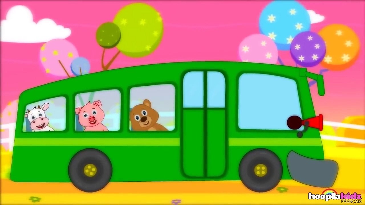 La Famille des Doigts - Comptines avec les Voitures - Bus Finger Family - Wheels On The Bus