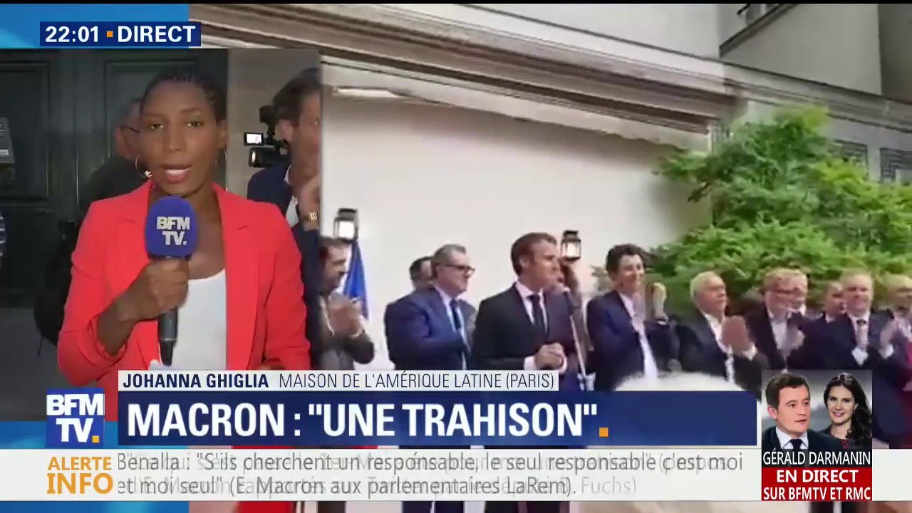 Ce qu'Emmanuel Macron a dit de l'affaire Benalla devant les députés de la majorité
