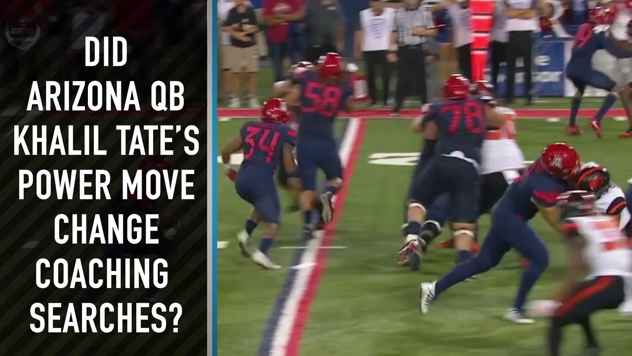 Arizona QB Khalil Tate Influenced Coaching Search