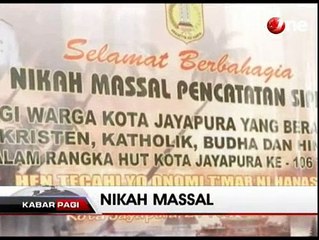 368 Pasangan Ikuti Program Nikah Massal Pencatatan Sipil