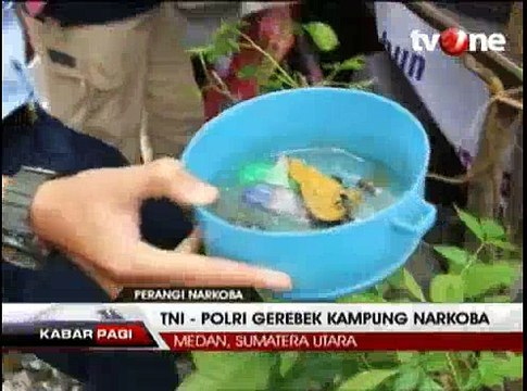 Gerebek Kampung Narkoba, 7 Pengedar Narkoba Ditangkap