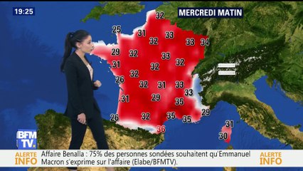 La météo pour ce mercredi 25 juillet 2018