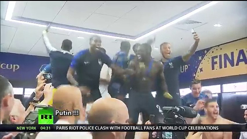 French Football Team Celebrates World Cup Victory With Song In Praise Of Putin