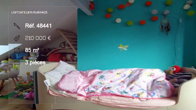 A vendre - Loft/atelier/surface - TOURCOING (59200) - 3 pièces - 85m²