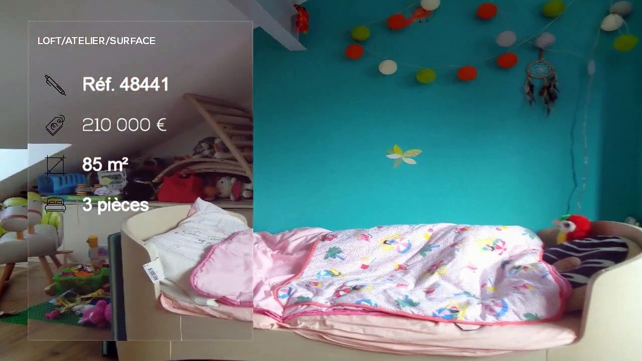 A vendre - Loft/atelier/surface - TOURCOING (59200) - 3 pièces - 85m²