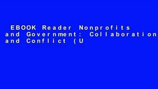 EBOOK Reader Nonprofits and Government: Collaboration and Conflict (Urban Institute Press)