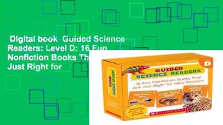 Digital book  Guided Science Readers: Level D: 16 Fun Nonfiction Books That Are Just Right for