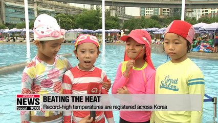 How South Koreans deal with the scorching weather