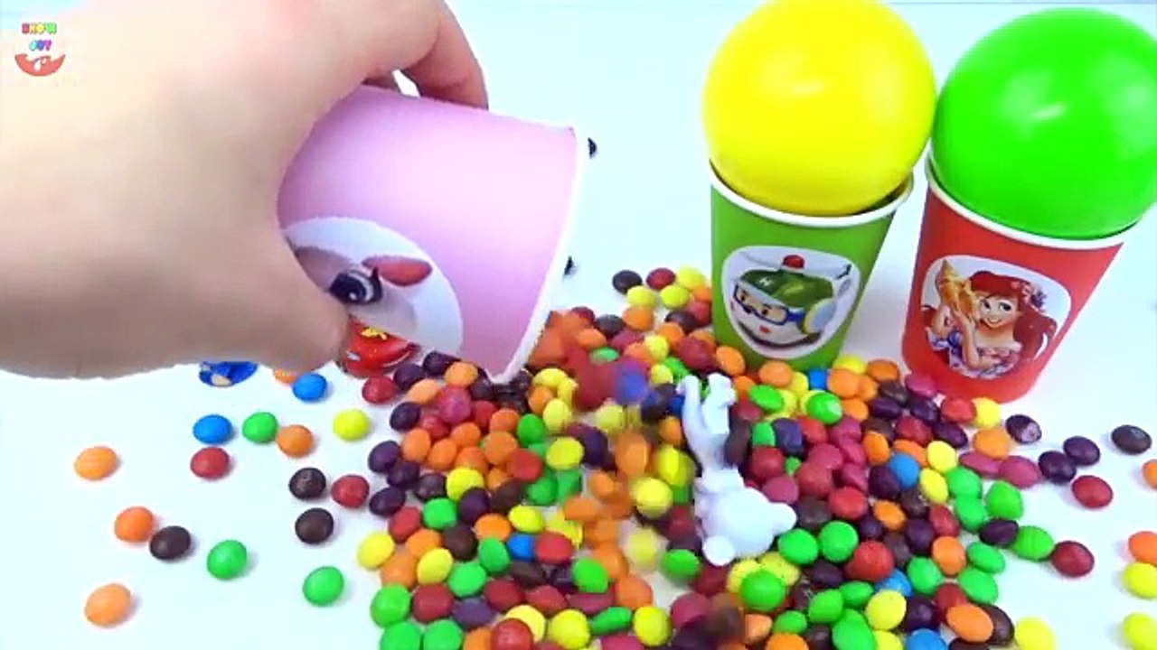 Balls Cups Stacking Toys Cars 3 Lightning McQueen Talking Angela Masha Prinsessan Learning