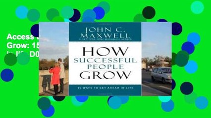 Access books How Successful People Grow: 15 Ways to get ahead in life D0nwload P-DF