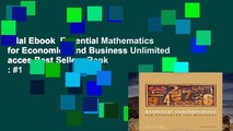 Trial Ebook  Essential Mathematics for Economics and Business Unlimited acces Best Sellers Rank : #1