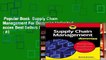 Popular Book  Supply Chain Management For Dummies Unlimited acces Best Sellers Rank : #3