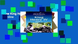 View King Henry IV, Part 1 online