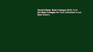 Favorit Book  Best Colleges 2018: Find the Best Colleges for You! Unlimited acces Best Sellers