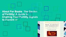 About For Books  The Garden of Fertility: A Guide to Charting Your Fertility Signals to Prevent or