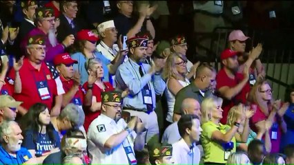 Trump Visits Kansas City to Speak at Veterans of Foreign Wars Convention