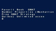 Favorit Book  GMAT Number Properties (Manhattan Prep GMAT Strategy Guides) Unlimited acces Best