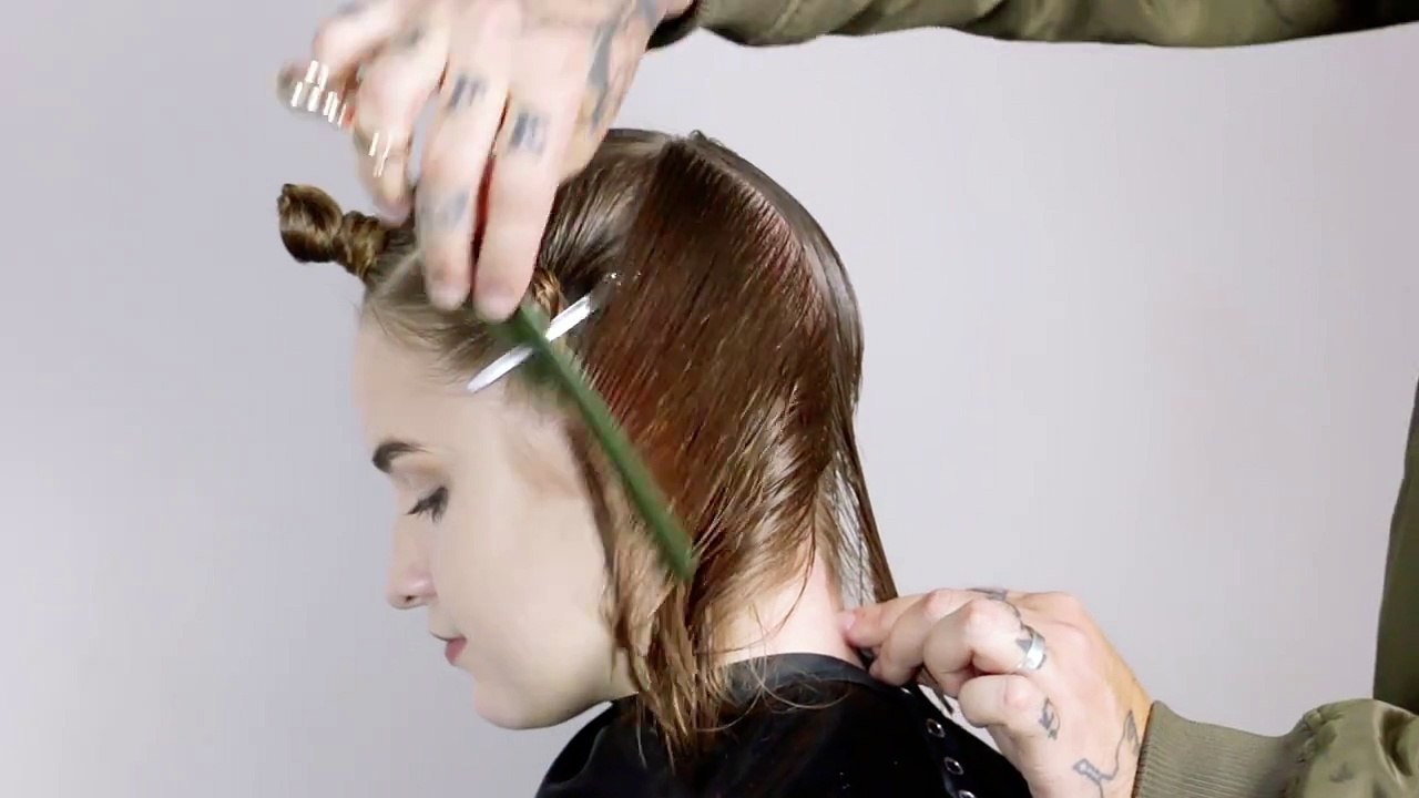 How to cut a Short layered bob haircut tutorial