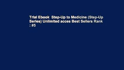 Trial Ebook  Step-Up to Medicine (Step-Up Series) Unlimited acces Best Sellers Rank : #5