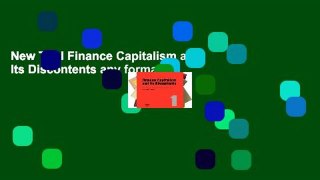 New Trial Finance Capitalism and Its Discontents any format