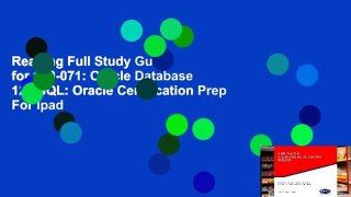 Reading Full Study Guide for 1Z0-071: Oracle Database 12c SQL: Oracle Certification Prep For Ipad