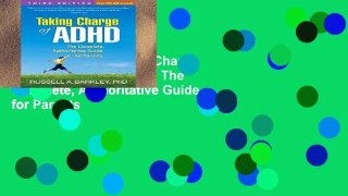 Popular Book  Taking Charge of ADHD, Third Edition: The Complete, Authoritative Guide for Parents