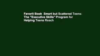Favorit Book  Smart but Scattered Teens: The 