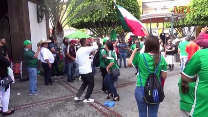 Con gritos de "Corea Corea" mexicanos en Los Ángeles festejan pase de México