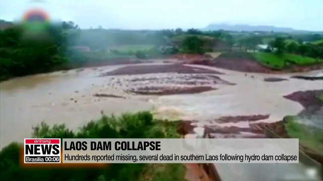 Hundreds reported missing, several dead in Laos following hydro-power dam collapse