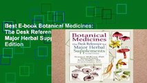 Best E-book Botanical Medicines: The Desk Reference for Major Herbal Supplements, Second Edition
