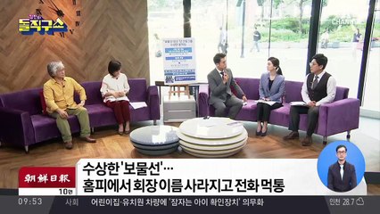 수상한 ‘보물선’…홈피에서 회장 이름 사라지고 전화 먹통