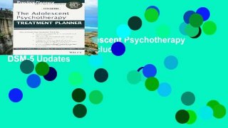 Best seller  The Adolescent Psychotherapy Treatment Planner: Includes DSM-5 Updates
