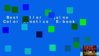 Best seller  Equine Color Genetics  E-book