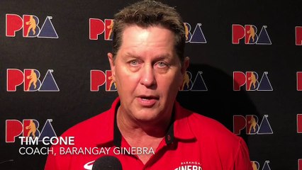 Ginebra coach Tim Cone on Finals dogfight with San Miguel