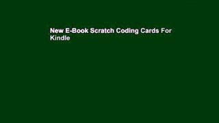 New E-Book Scratch Coding Cards For Kindle
